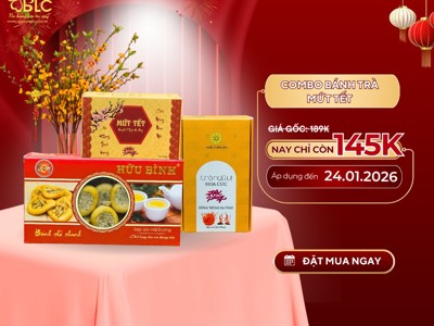Quà Tặng Hải Phòng 2026 – Combo Bánh Trà Mứt Tết Sang Trọng, Giá Tốt Chỉ 145K